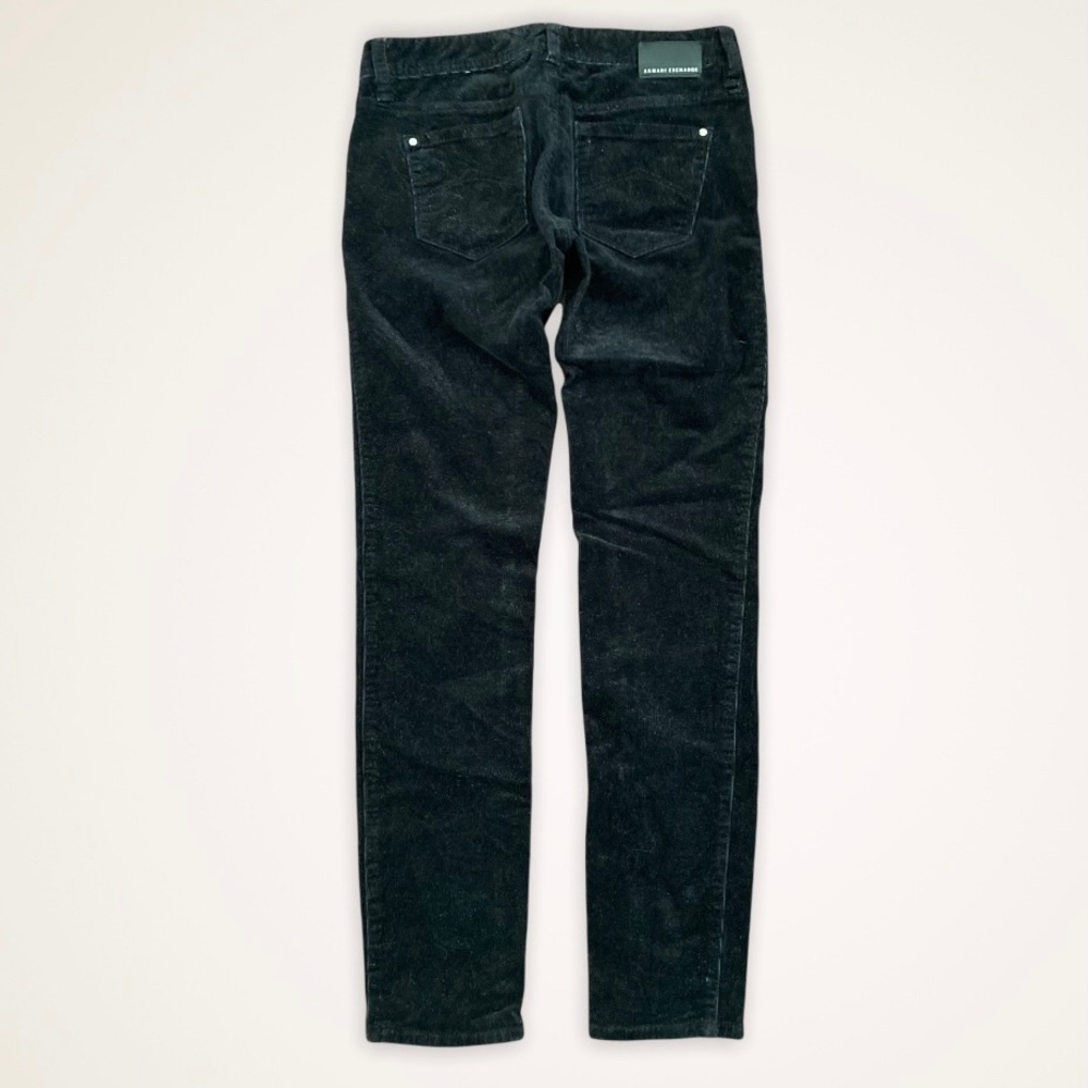 Armani Exchange Glitter Corduroy Pants Black Size 2
